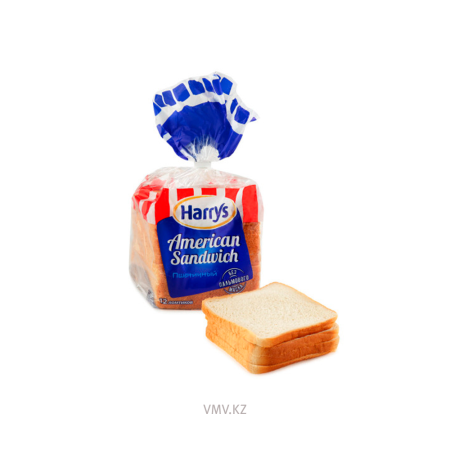 Хлеб HARRYS AS Сандвичный пшеничный 470г м/у