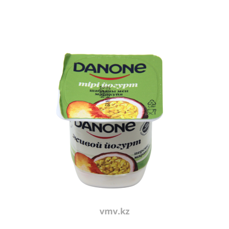 Йогурт DANONE Персик и маракуйя 1,5% 110г п/у