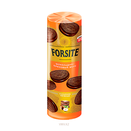 Печенье FORSITE Сахарное Сэндвич с шоколадно ореховым вкусом 208г м/у