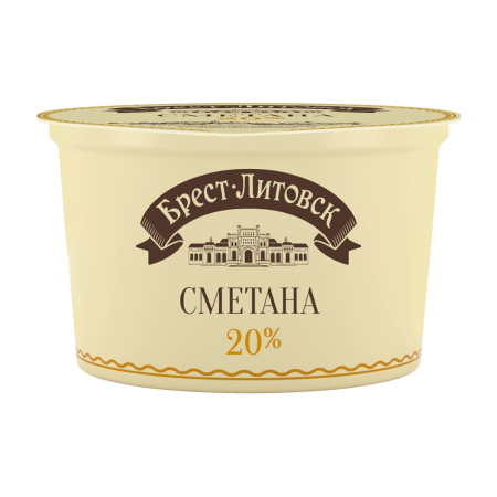 Сметана БРЕСТ ЛИТОВСК 20% 180г п/у