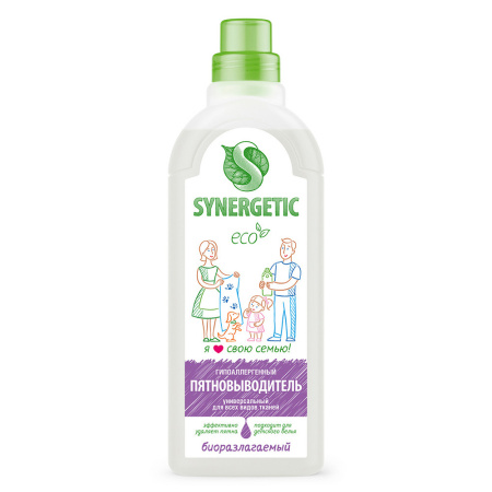 Средство SYNERGETIC Для выведения пятен 1л