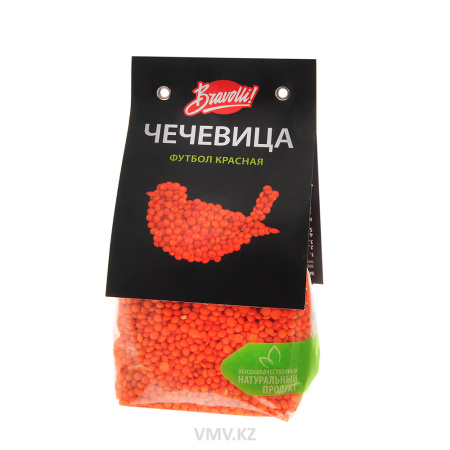 Чечевица BRAVOLLI Красная Футбол 350г м/у
