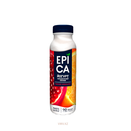 Йогурт EHRMANN Epica Питьевой Гранат и апельсин 2,5% 260г
