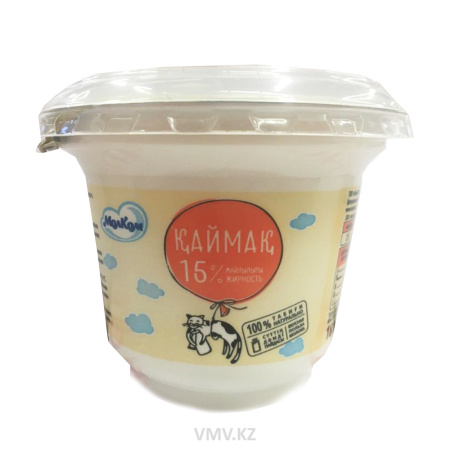 Сметана МОЛКОМ 15% 180г п/у