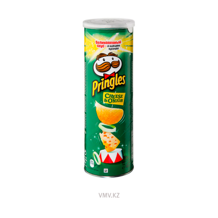 Чипсы PRINGLES Картофельные Сыр и лук 165г ж/б