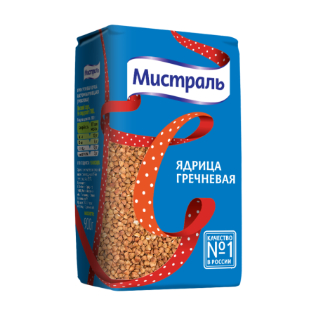 Крупа МИСТРАЛЬ Гречка Ядрица 900г м/у