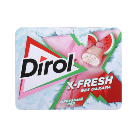 Жевательная резинка DIROL X Fresh Арбузный лед 18г м/у