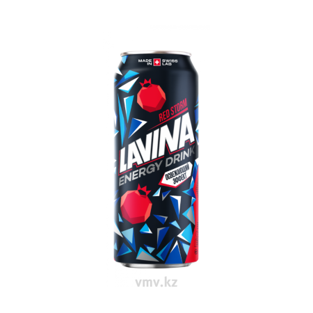 Напиток LAVINA Энергетический Red Storm 0,45л