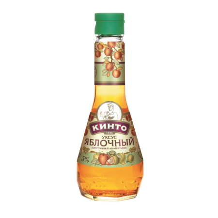 Уксус КИНТО Яблочный 250мл с/б