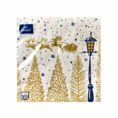 Салфетки ART BOUQUET Золотой лес 20шт