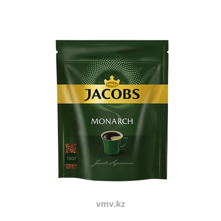 Кофе JACOBS Monarch 190+30г м/у