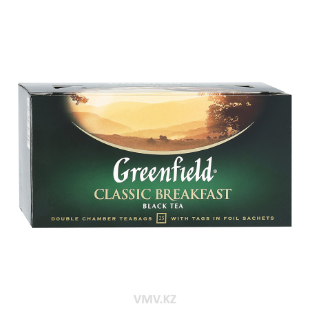 Чай GREENFIELD Classic Breakfast 25шт кор
