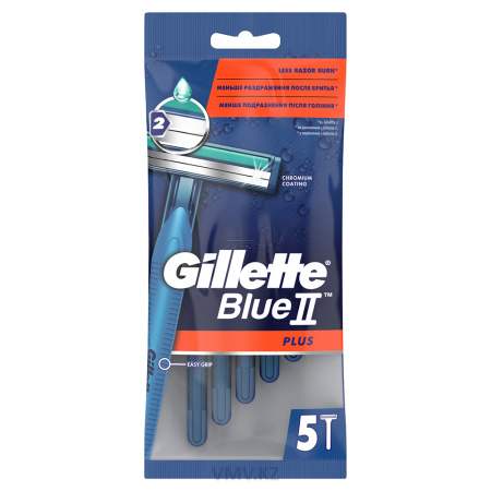 Станок GILLETTE Blue Plus II 5шт м/у