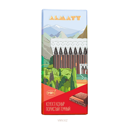 Шоколад РАХАТ Almaty Пористый темный 90г