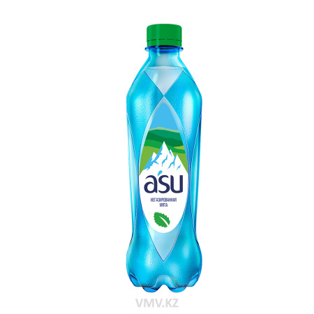 Вода ASU Столовая питьевая без газа Мята 0,5л
