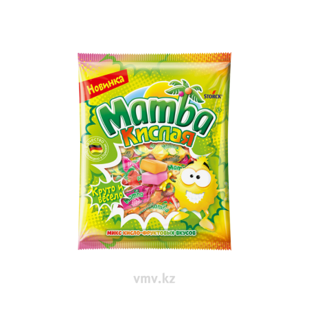 Жевательная конфета MAMBA Кислая 70г